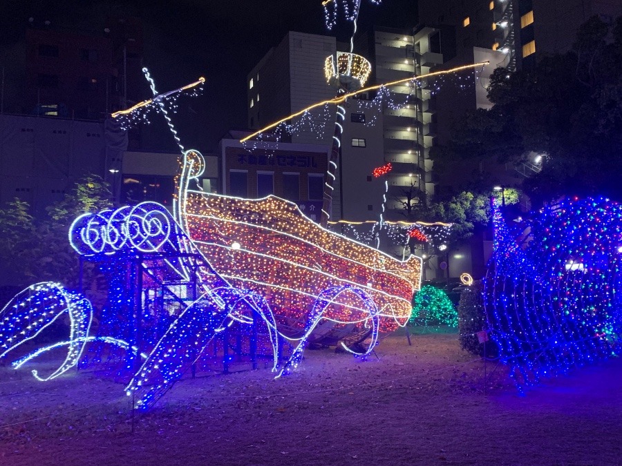 広島平和大通りクリスマスイルミネーション