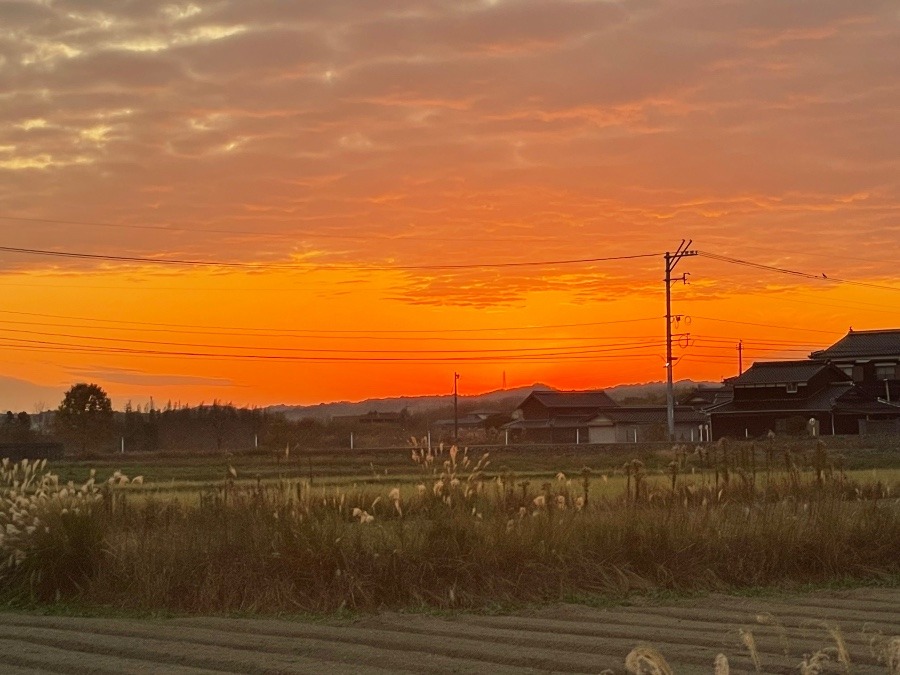 夕方の空　12月10日5時頃