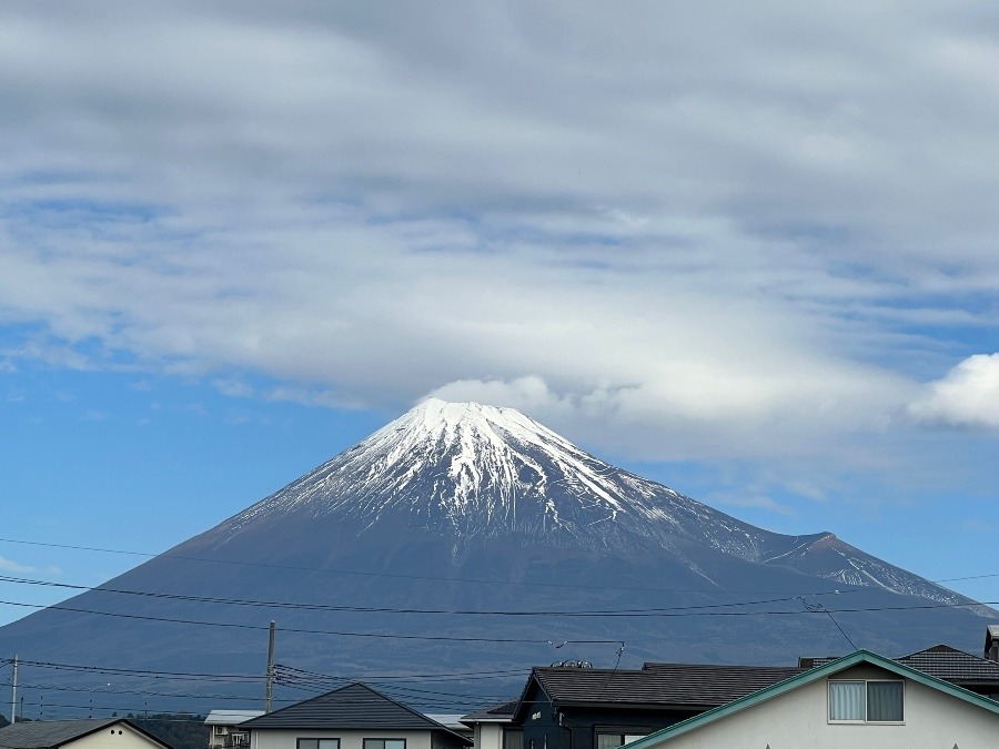 今朝の富士山