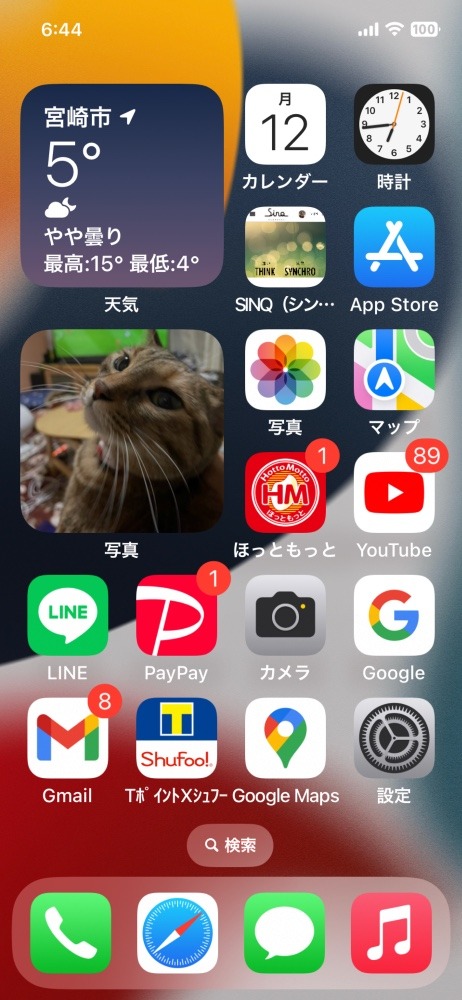 お気に入りの待受😽