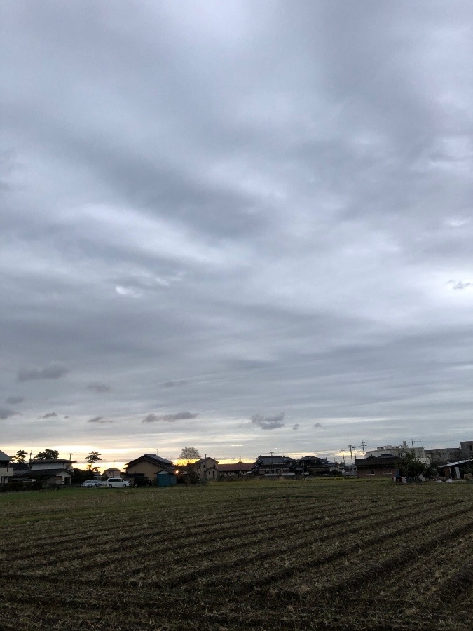 今日の朝空