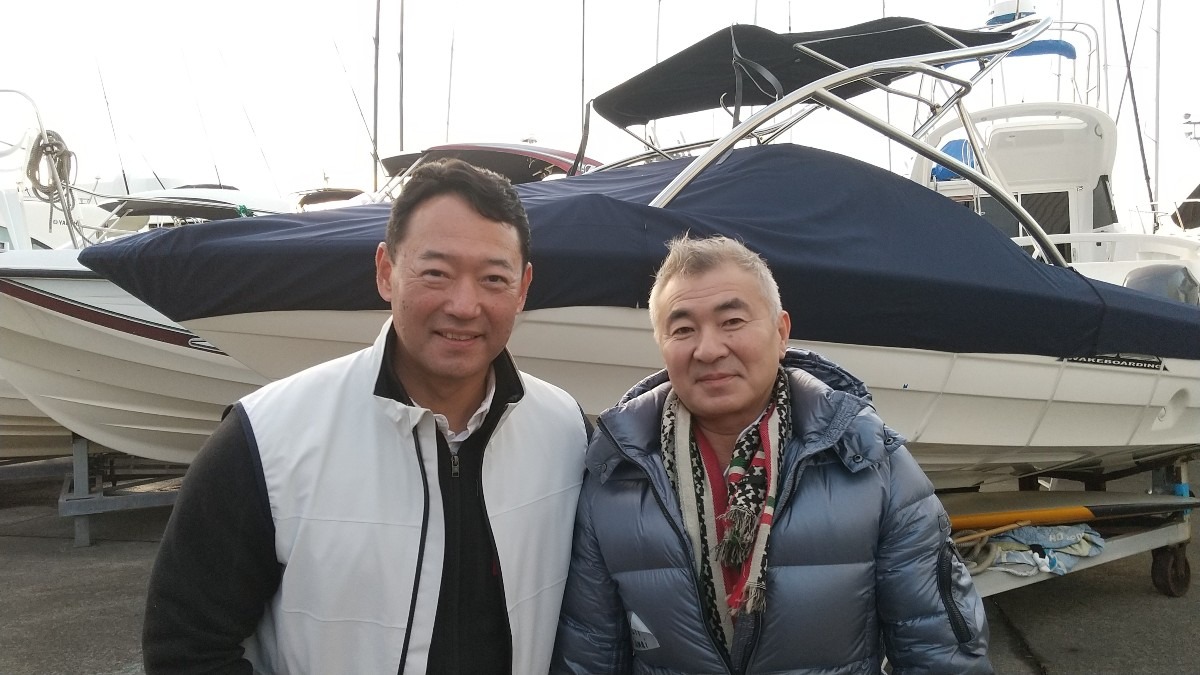 アメリカズ カップ日本代表の谷路 泰博 さんと葉山マリーナで⛵️