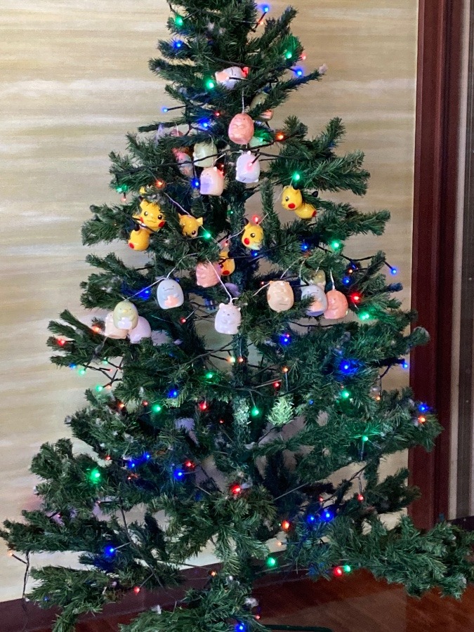 湯乃市のクリスマスツリー♪