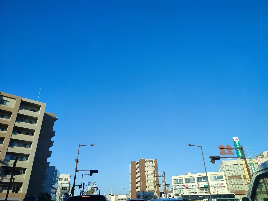 今日の宮崎市の青空