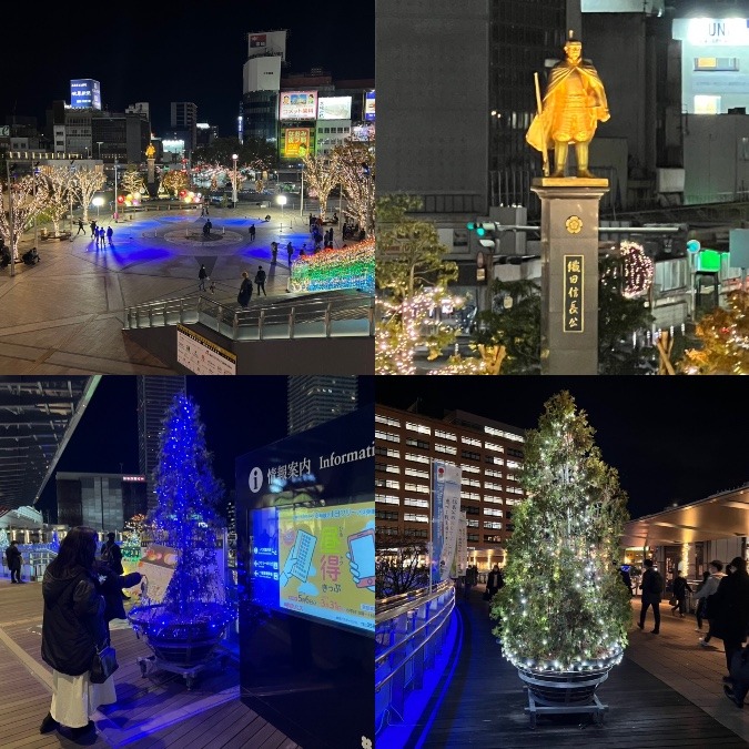 2022/12/09 JR岐阜駅前信長公園広場🚃