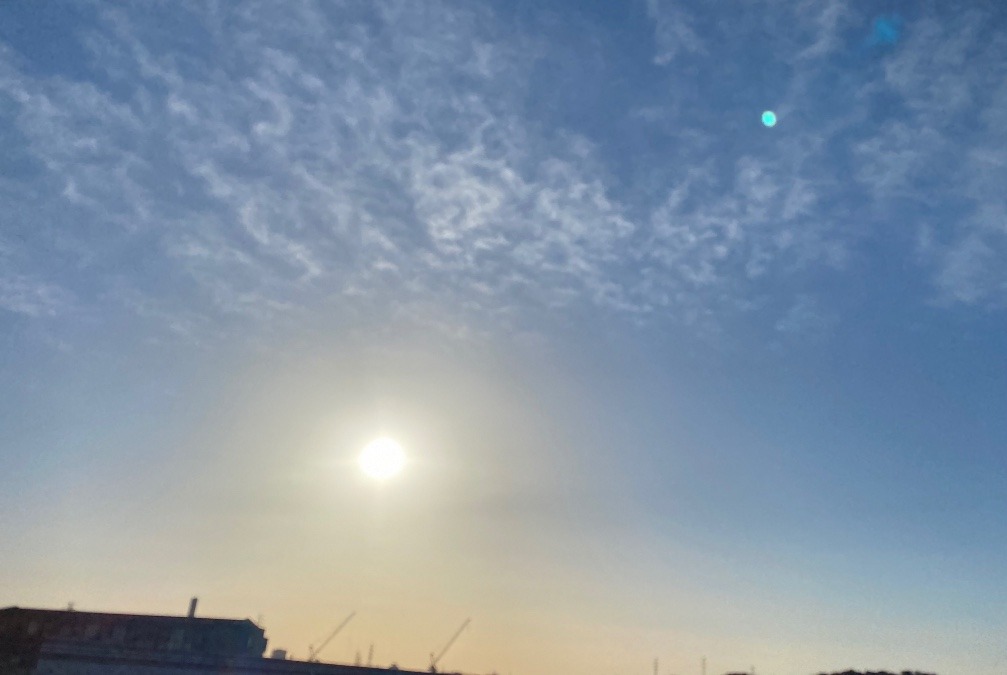 今朝の空12.14