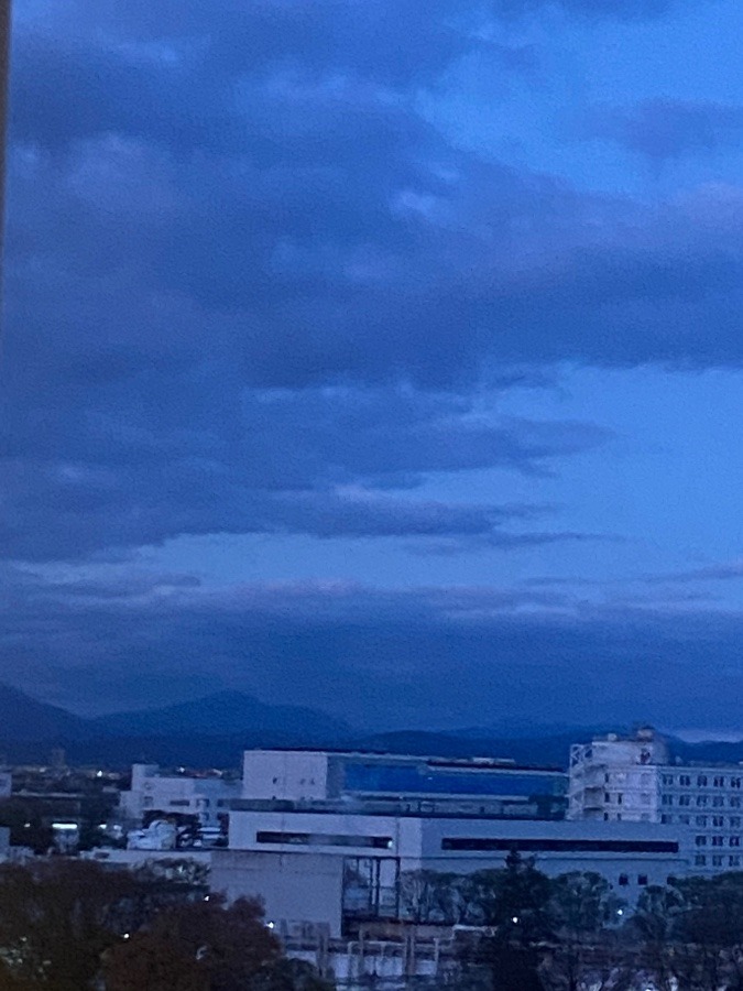 今朝の富士山