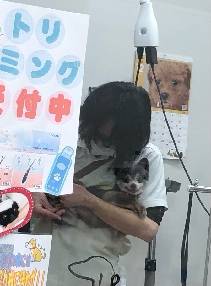 🐕笑ってる