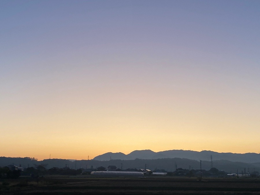 今朝の空　12／9