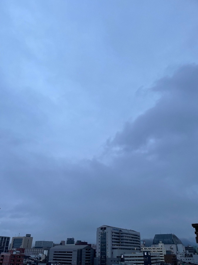 今朝の空  1