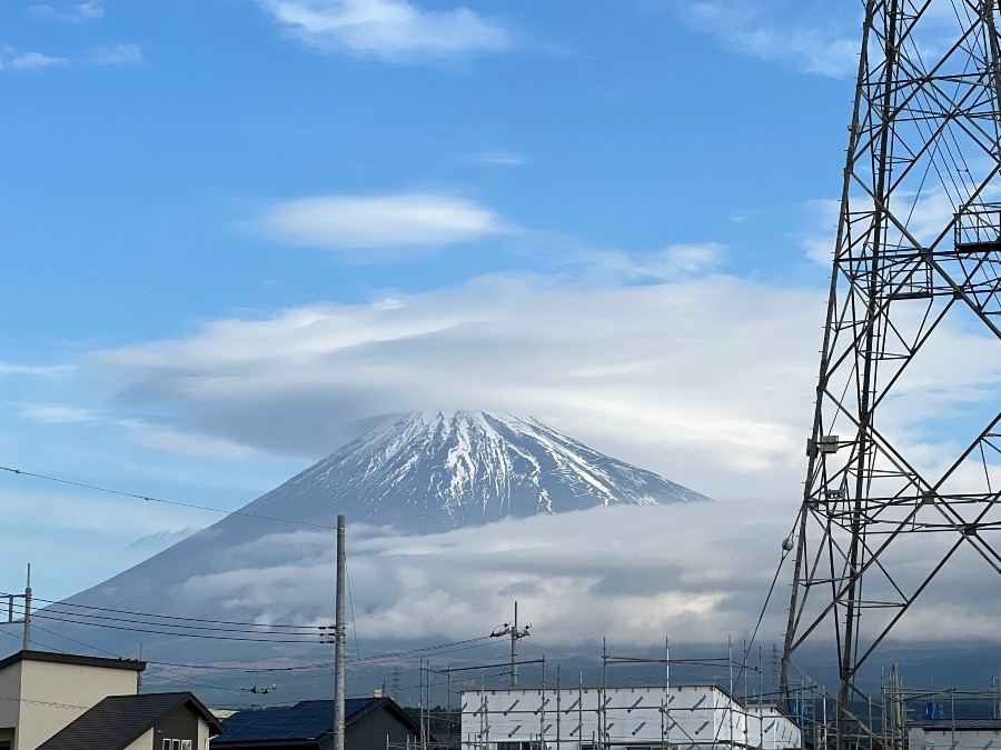 富士山笠雲