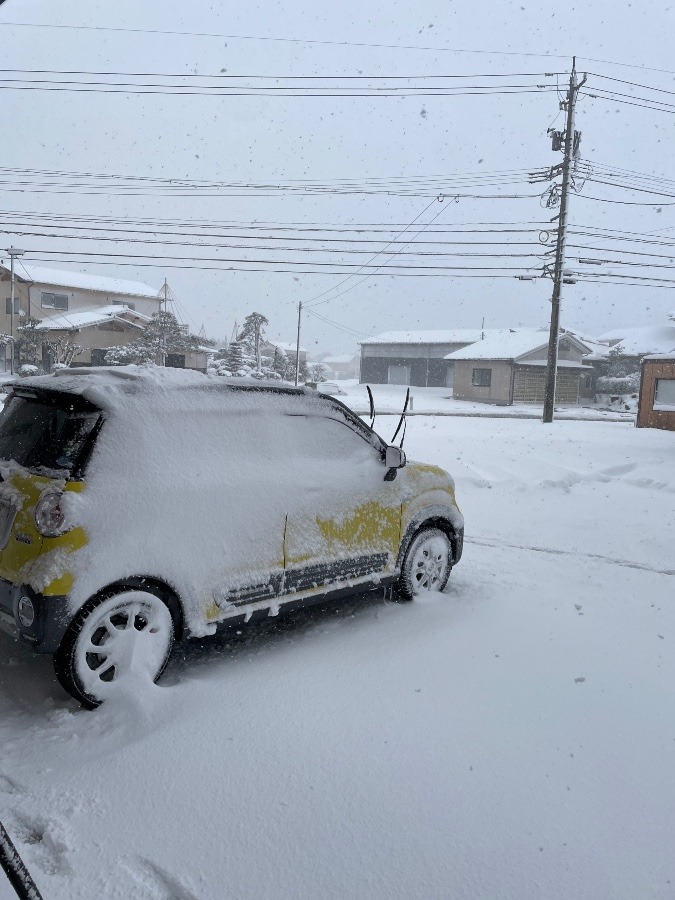 また、大雪の前兆‼︎