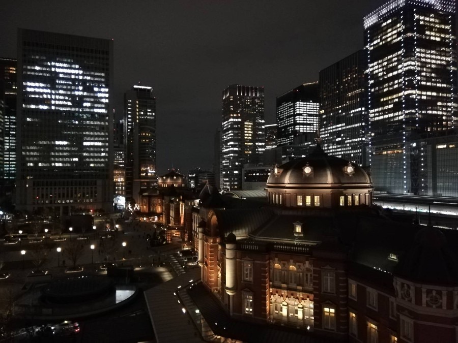 東京駅の夜景