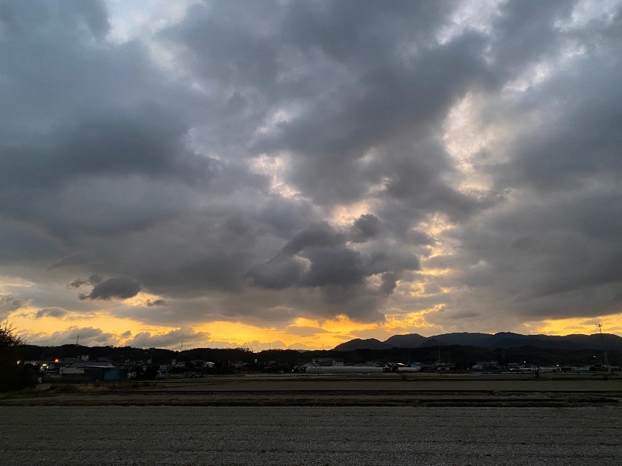 今朝の空　12／24