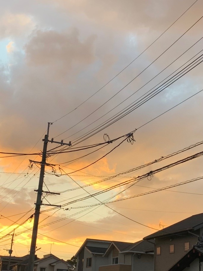 今朝の空🌤