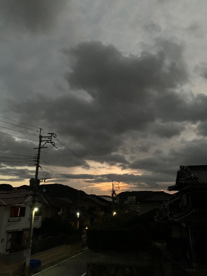 今朝の空