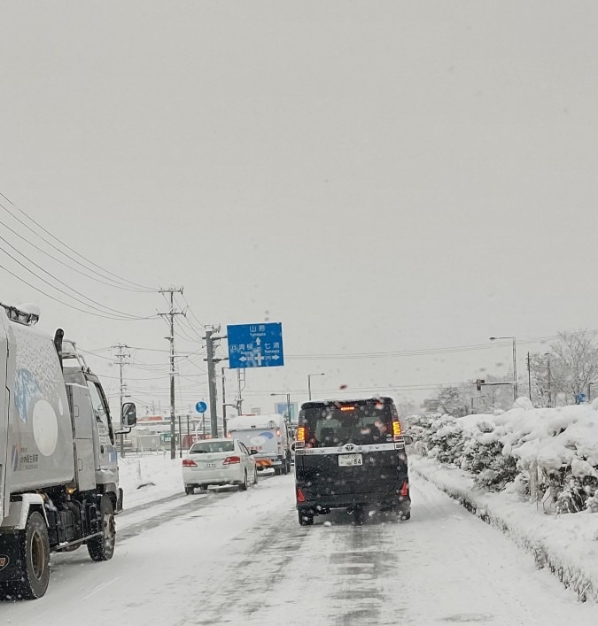 渋滞です～❄️