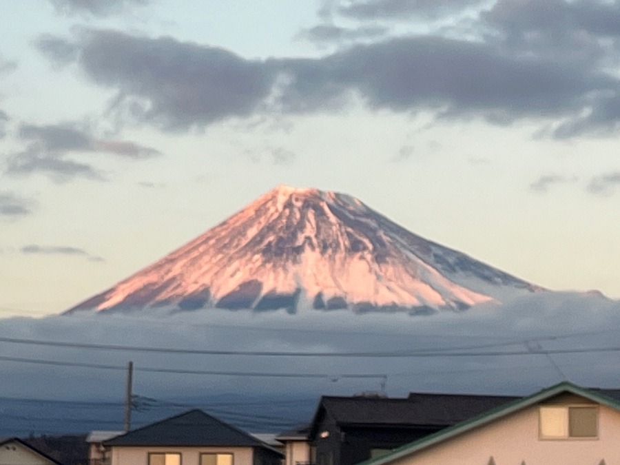 今年最後の富士山