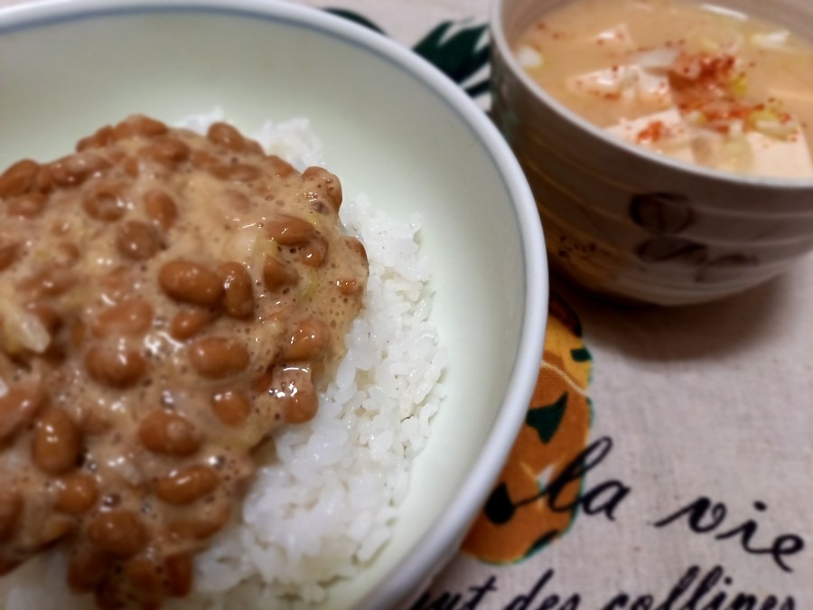 今朝の男飯