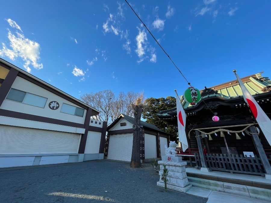 実家の神奈川県茅ヶ崎市の神社