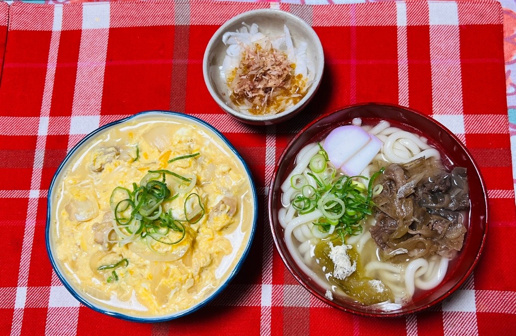 親子丼とうどん