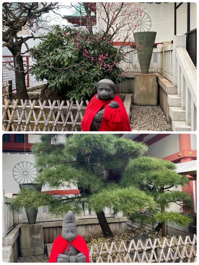日枝神社の神猿像