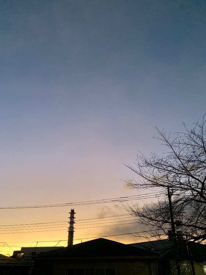 2023/0125 東京 立川 空と朝陽