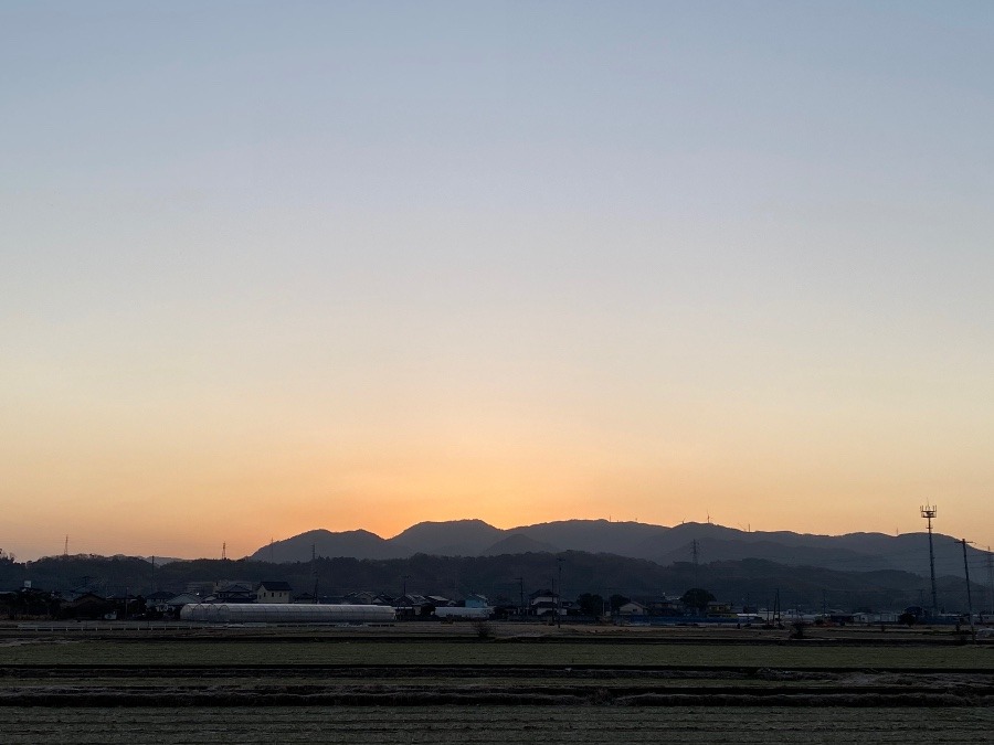 今朝の空　1／9