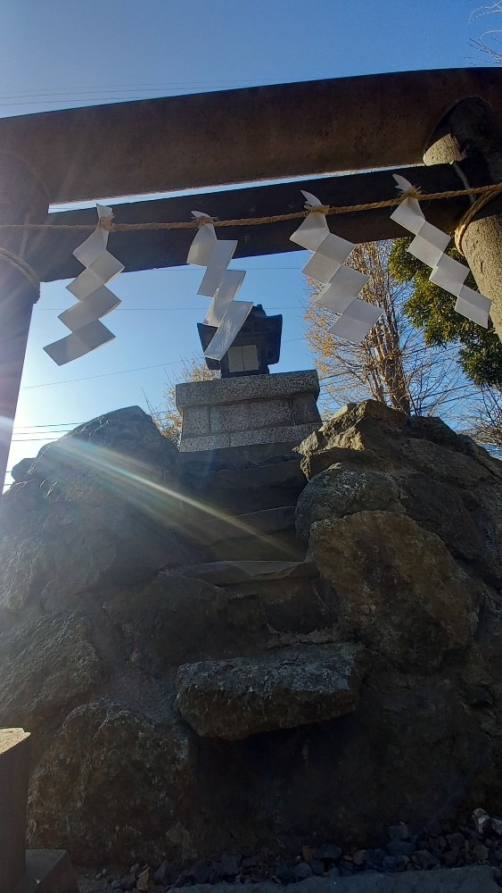 富士塚by羽田神社