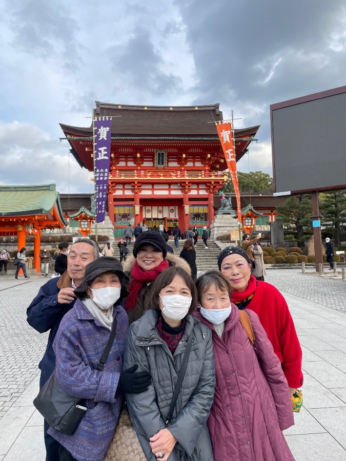 伏見稲荷神社に初詣