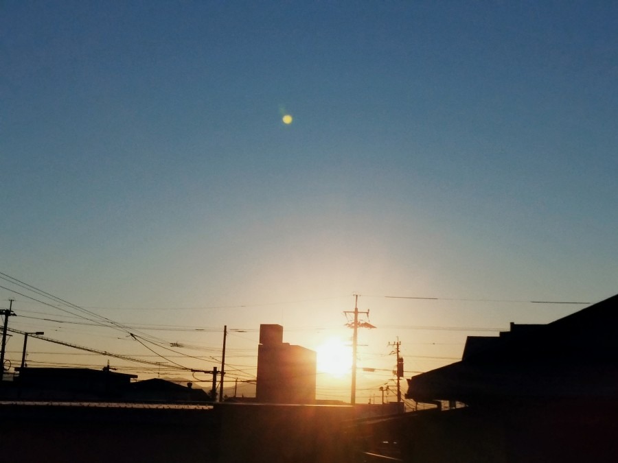 都城市（2023/1/31）今朝は晴れてます😊↗️（東の空）②