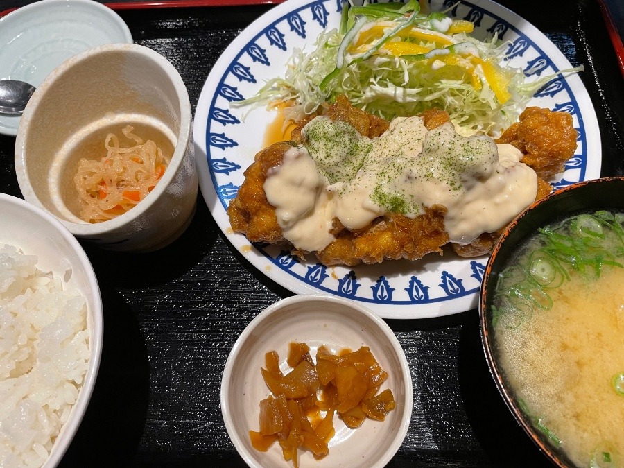 チキン南蛮定食🍴😊