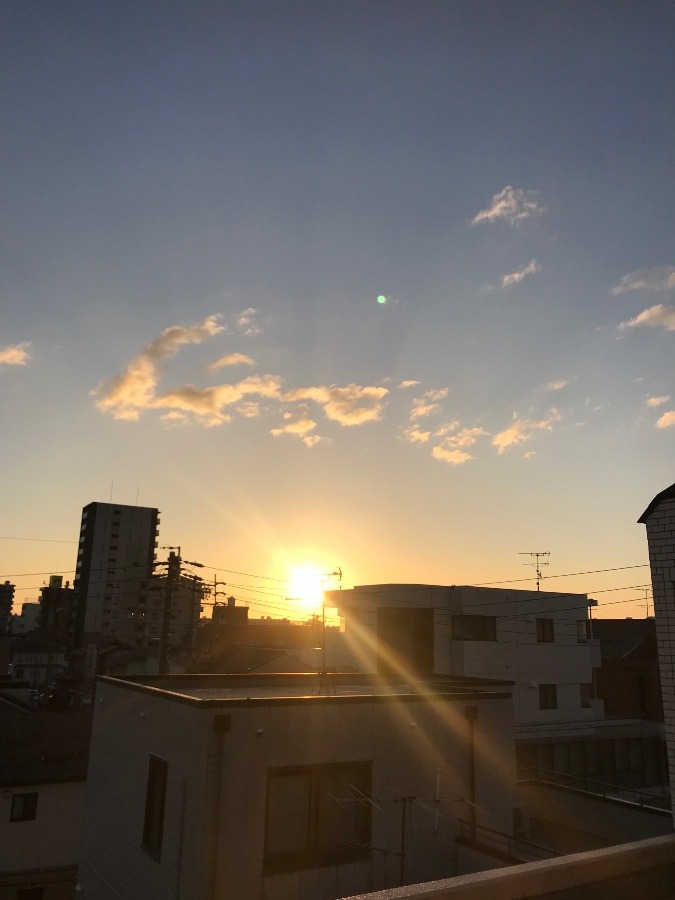 1/10の朝日〜☀️✨