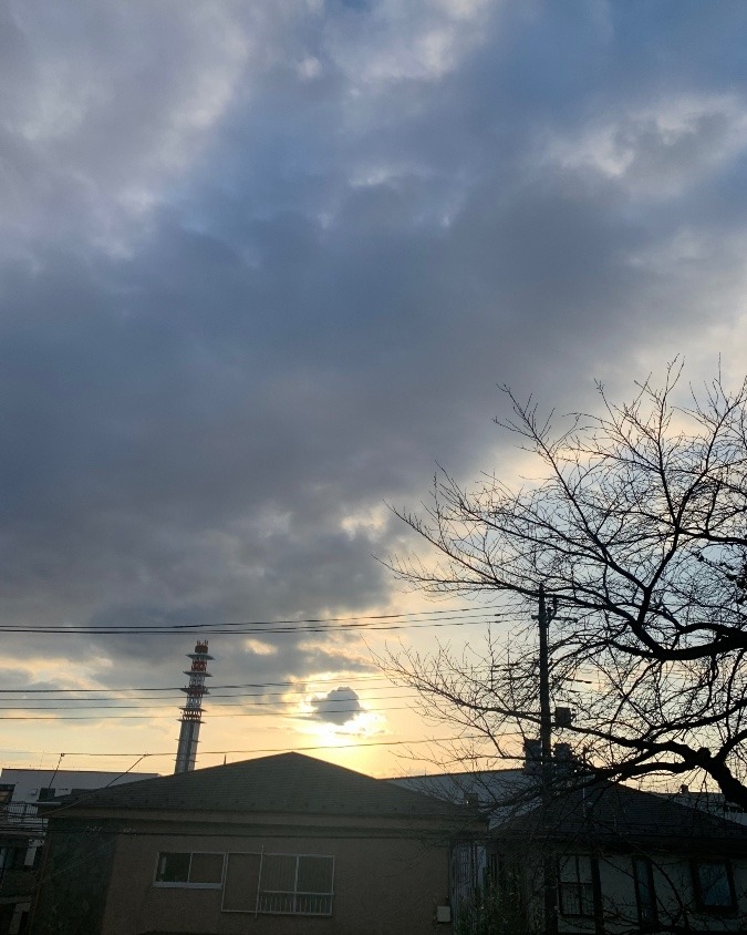 2023/01/19 東京 立川 空と朝陽
