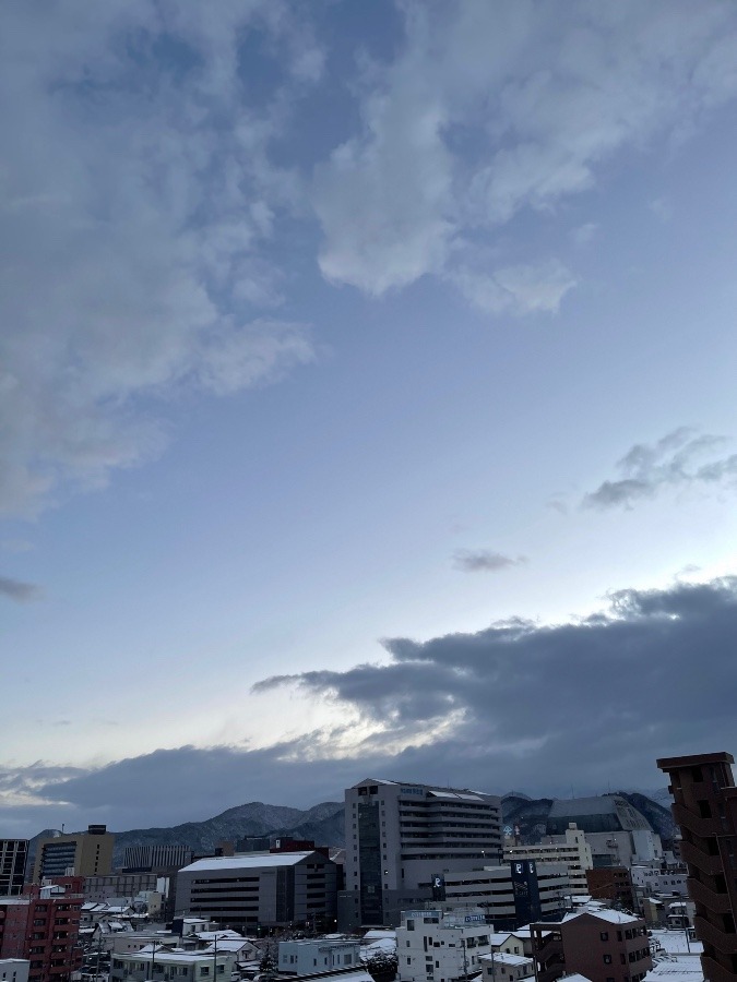 今朝の空  1