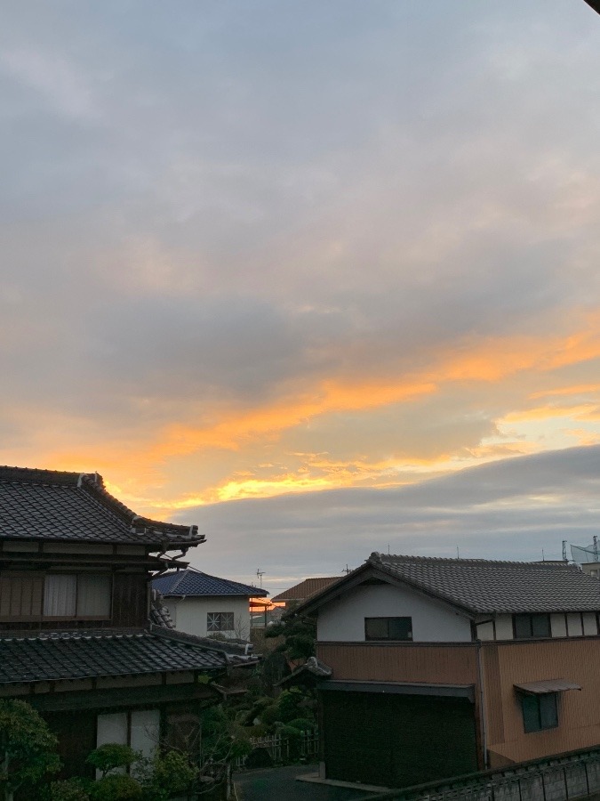 今朝の空