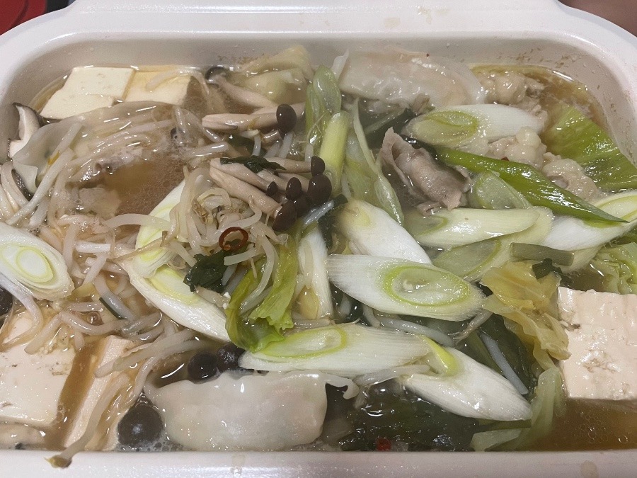 野菜たっぷりちゃんこ鍋🍲😁