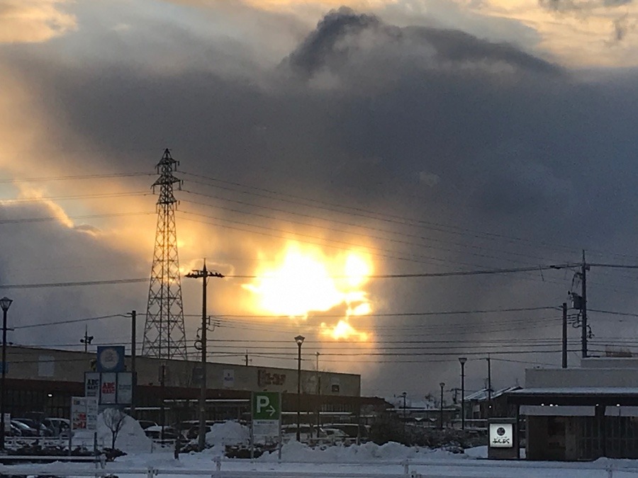 雪と太陽