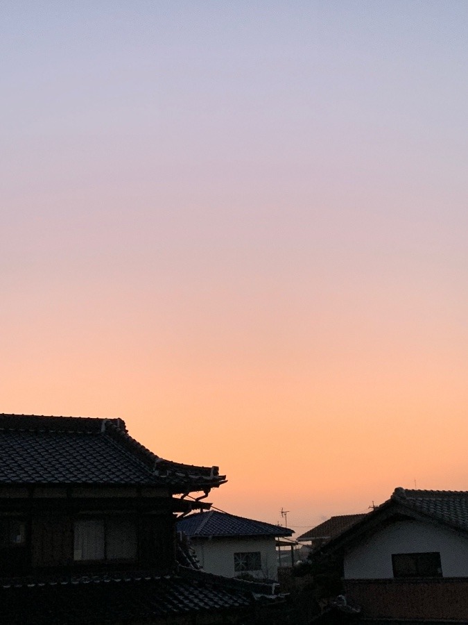 今朝の空