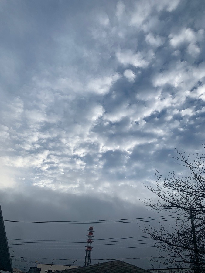 2023/01/14 東京 立川 空と朝陽と雲