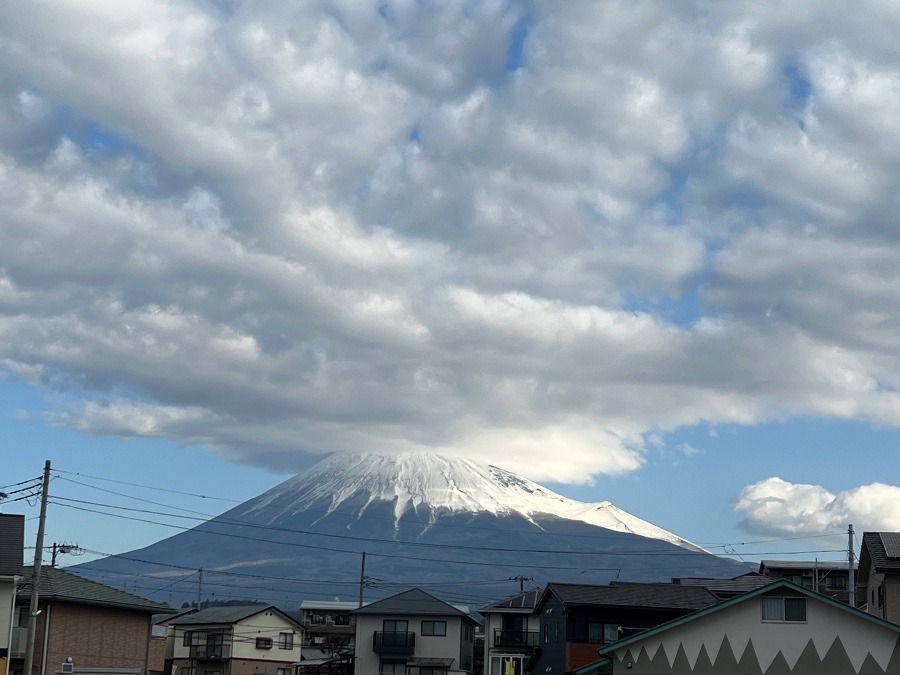 富士山雪化粧