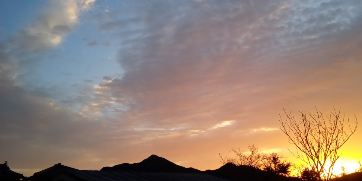 2023. 1.22  朝の空