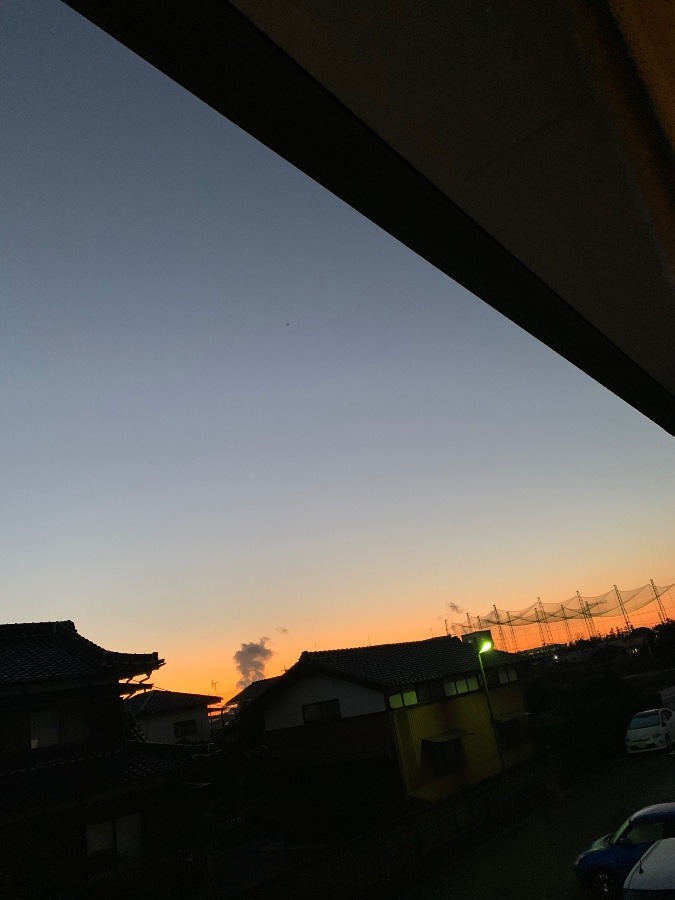 今朝の空