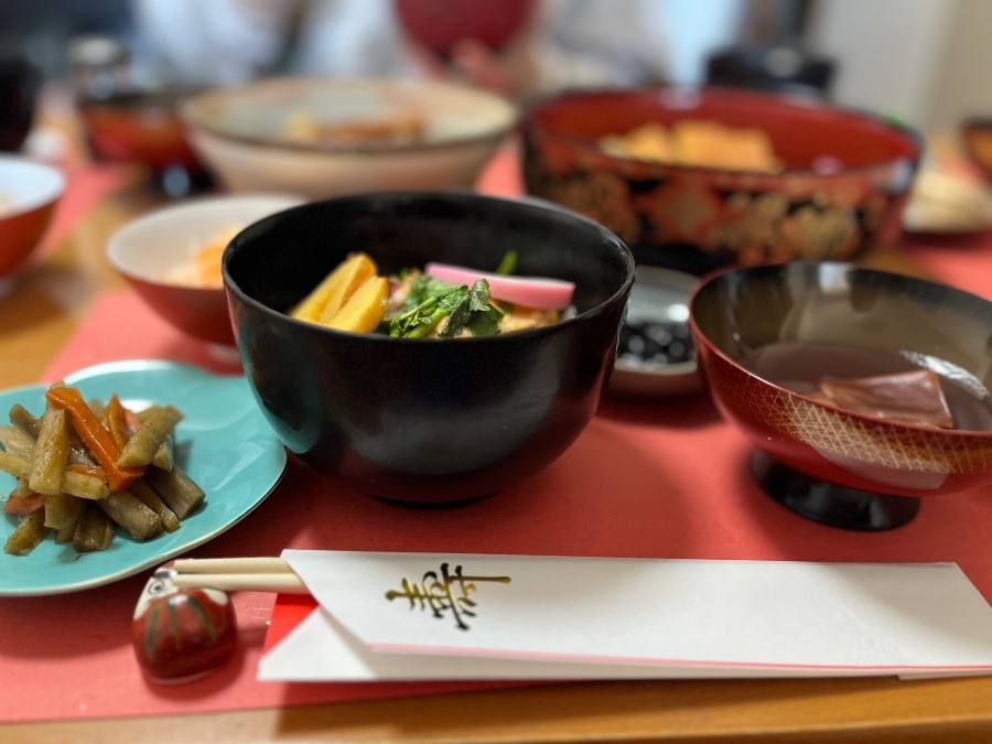 仙台雑煮とあんこ餅