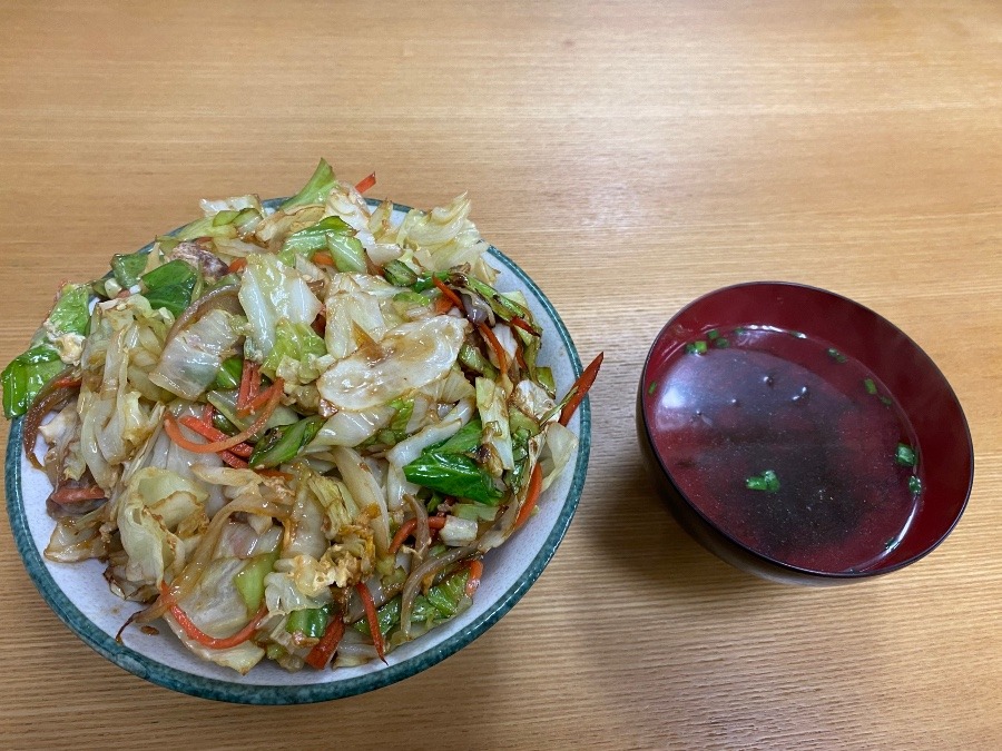 トンカツの見えないカツ丼！