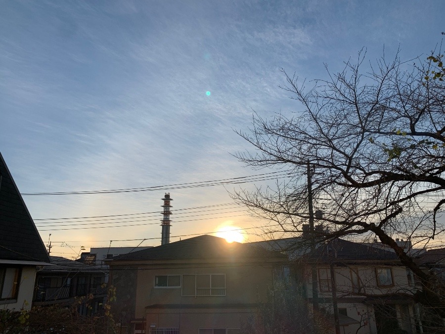 2023/01/06 東京 立川 空と朝陽