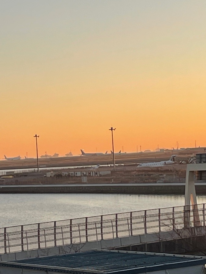 森ケ崎公園から見た羽田空港