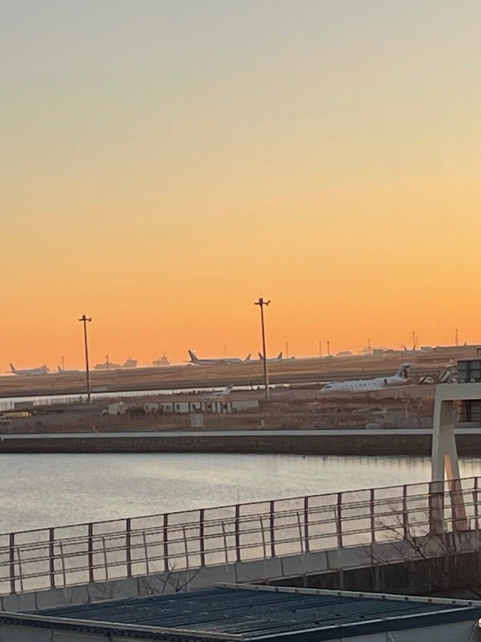 森ケ崎公園から見た羽田空港