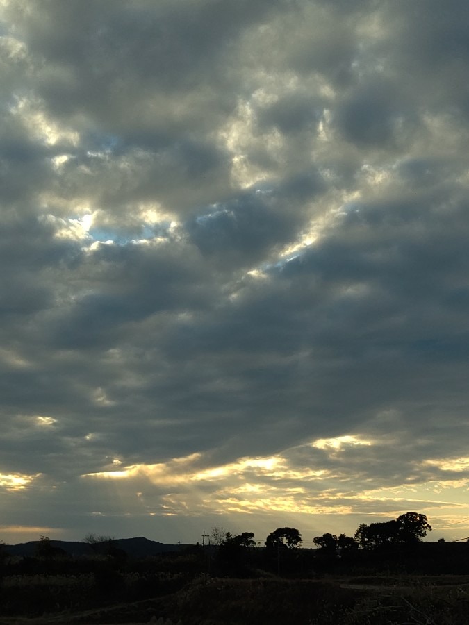 夕暮れの空🌥️ 妖しげ🌫️