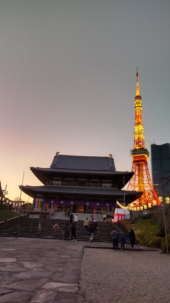 増上寺🛕&東京タワー🗼